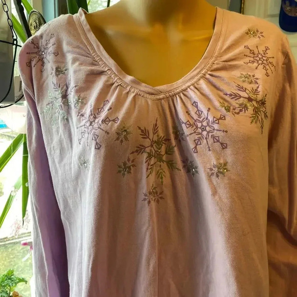 Basic Edition 100% Cotton Comfortable Shirt Women Plus Size 2X - Picture 6 of 7